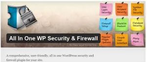 All in one WP security and firewall